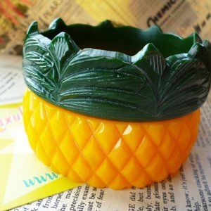 Pineapple Bangles bakelite Luxulite large